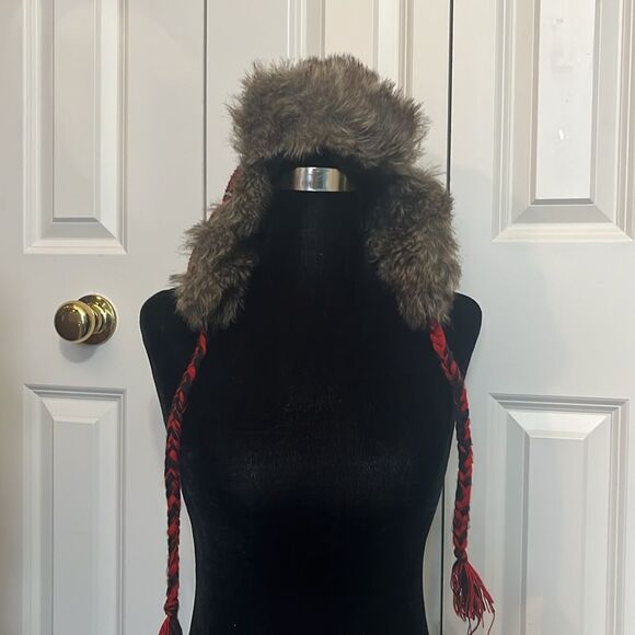 American Eagle Outfitters Trapper Aviator Plaid Hat Unisex Bottle Opener S - Picture 3 of 10